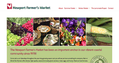 Desktop Screenshot of newportfarmersmarket.org