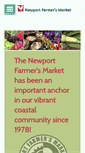 Mobile Screenshot of newportfarmersmarket.org